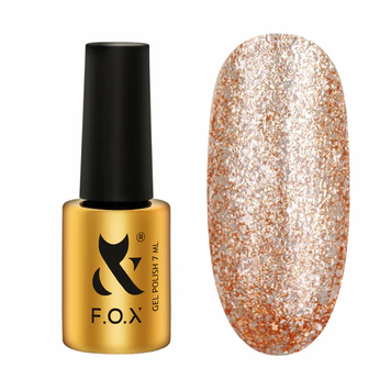 Гель-лак для ногтей FOX Brilliance №004 Бронзово-медный 7 мл 00-00027077 фото