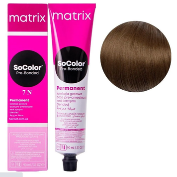 Крем-фарба Matrix SoColor Pre-Bonded №7N Natural blonde 90 мл 00-00026476 фото
