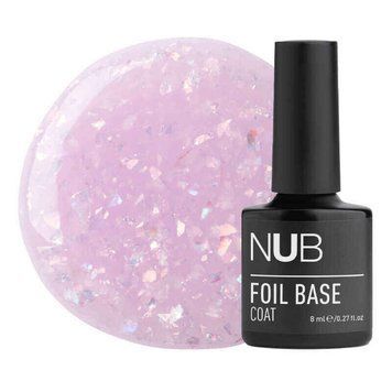 Основа каучукова з поталлю NUB Foil Base Coat №05 Бузковий 8 мл 00-00025733 фото