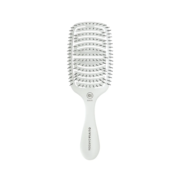 Щітка для волосся Olivia Garden Essential Care FLEX Fine Hair Bristles Ice White 00-00024465 фото