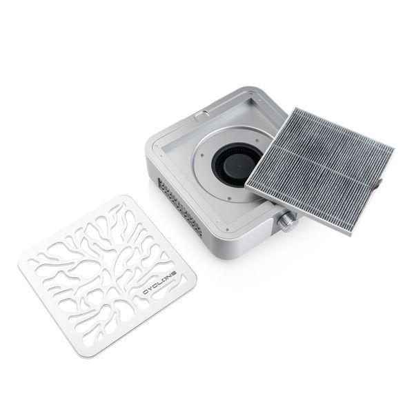 Витяжка для манікюру Bucos Cyclone X3 Silver 72 Вт 00-00025220 фото