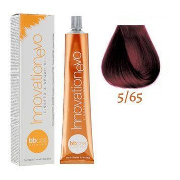 Крем-краска для волос BBCos Innovation Evo№5.65 Light Red Purple Chestnut 100 мл (уценка) 00-00023113 фото