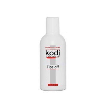 Жидкость для снятия искусственных ногтей Kodi Professional Tips Off 250 мл 00-00002829 фото