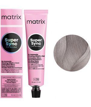 Крем-краска безаммиачная Matrix Super Sync Pre-Bonded №8P Light blonde pearl 90 мл 00-00024986 фото