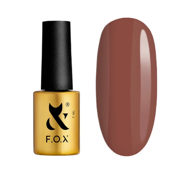 Гель-лак для ногтей F.O.X Mocha Mousse №107 Терракотово-кофейный 7 мл 00-00027133 фото