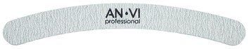 Пилка для нігтів ANVI Professional сіра банан 180/240 00-00009586 фото