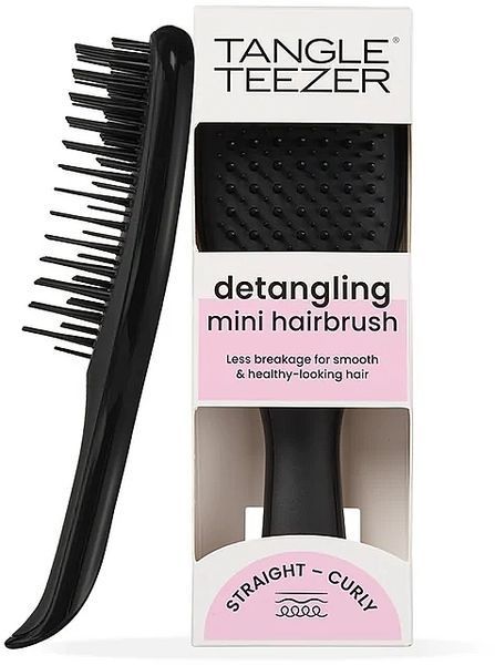 Щетка для волос Tangle Teezer The Ultimate Detangler Mini Liquorice Black 00-00027659 фото