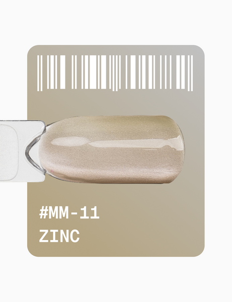 Гель-лак для нігтів Adore Gel Polish Cat's Eye Metal Glass №Mm-11 Біле золото 12 мм 00-00027751 фото