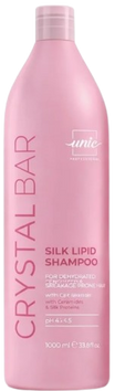 Шампунь для чувствительных к ломкости волос Unic Crystal Bar Silk Lipid 1000 мл 00-00026617 фото