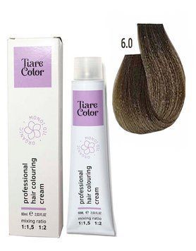 Крем-краска для волос Tiare Color №6.0 Darke blonde 60 мл 00-00012521 фото