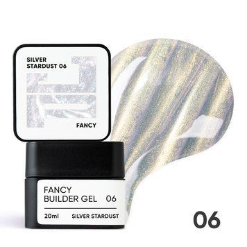 Гель для нігтів з ефектом хамелеону Jerden Proff Fancy Builder Gel №06 Silver Stardust 20 мл 00-00026551 фото