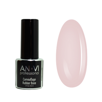 Основа камуфлирующая ANVI Rubber Base Color №01 Pink Bliss 9 мл 00-00016834 фото