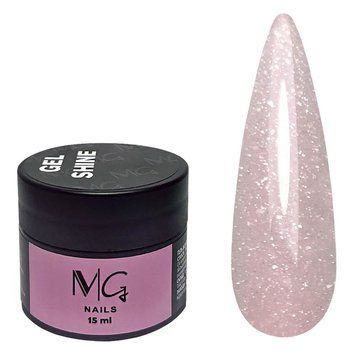 Гель для нарощування світловідбиваючий MG Nail Shine Gel №05 Pink 15 мл 00-00024536 фото