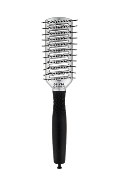 Щетка туннельная для волос Olivia Garden Essential Style Tunnel Nylon Silver 00-00025346 фото