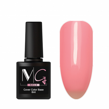 Основа камуфляжная для гель-лака MG Nail Сover Base №21 Нежный розово-коралловый 8 мл 00-00021569 фото