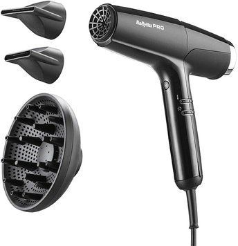 Фен Т-подібний BaByliss PRO Falco Black&Silver 00-00027630 фото