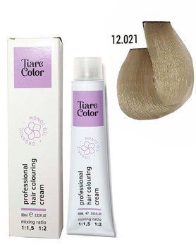Крем-краска для волос Tiare Color №12.021 Special blonde pearl ash 60 мл 00-00012488 фото