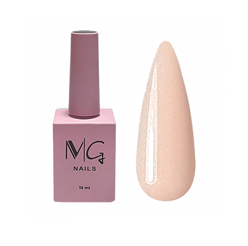 Основа камуфляжная для гель-лака MG Nail Сover Basecoat №10 Светло-песочный с микроблеском 15 мл 00-00024827 фото