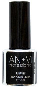 Закріплювач ANVI Glitter Top Shine Silver 9 мл 00-00010641 фото