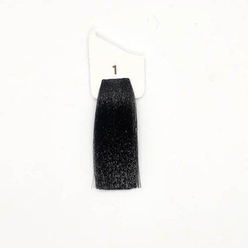 Крем-фарба аміачна для волосся Inebrya Сolor №1 Pure Black 100 мл 00-00021408 фото