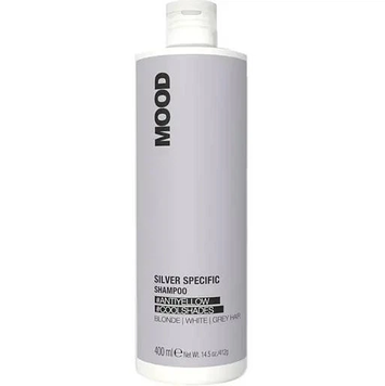 Шампунь фіолетовий для нейтралізації жовтизни Mood Silver Specific Shampoo Pro 400 мл 00-00026864 фото