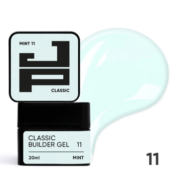 Гель для моделирования ногтей Jerden Proff Classic Builder Gel №11 Mint 20 мл 00-00027729 фото