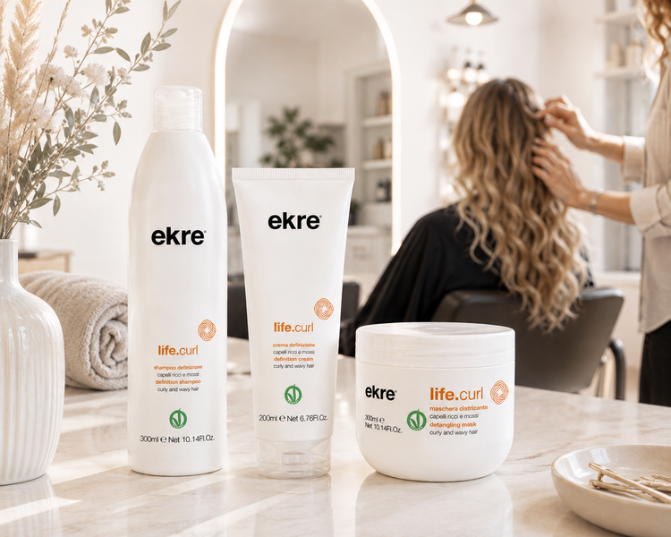 Шампунь для кучерявого та хвилястого волосся EKRE Life.Curl Shampoo 1000 мл 00-00017320 фото