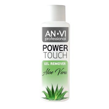 Засіб для зняття гель-лаку ANVI Professional Power Touch Aloe Vera 100 мл 00-00000426 фото
