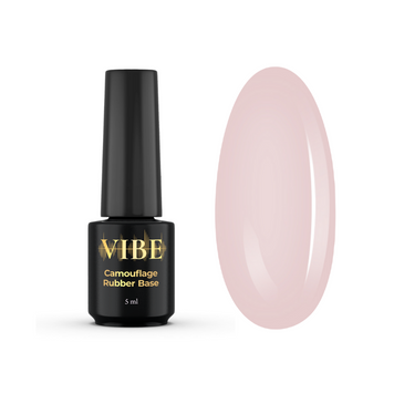 Основа камуфляжная для гель-лака VIBE Rubber Base Color №08 Soft Kiss 5 мл 00-00016833 фото