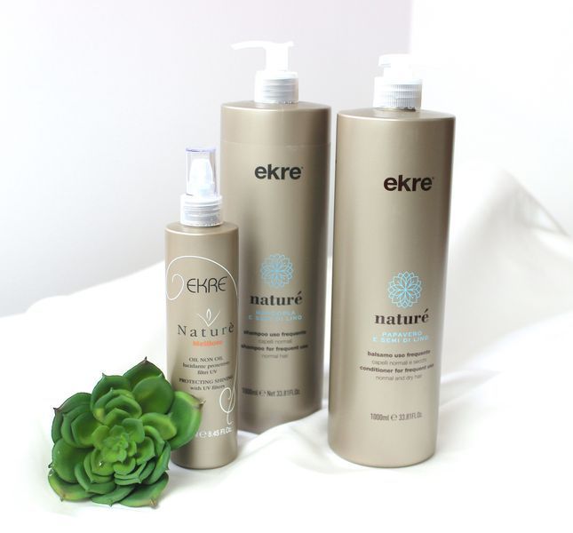 Шампунь для ежедневного использования с экстрактом миндаля EKRE Nature Shampoo 1000 мл 00-00017372 фото